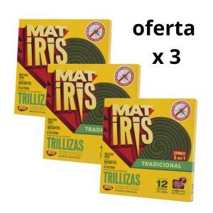 Espirales MAT IRIS x 3 pack